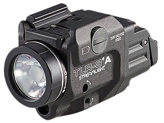 Picture of Streamlight 69414 Tlr-8 A Gun Light With Red Laser Black Anodized 500 Lumens White Led 