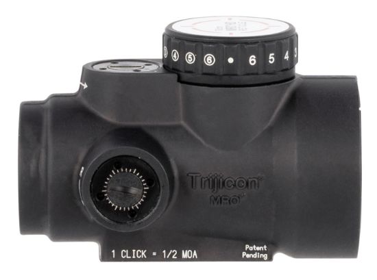 Picture of Trijicon 2200050 Mro Hd Black Hardcoat Anodized 1X 25Mm 2 Moa Red Dot/68 Moa Red Circle Led Multi Reticle 