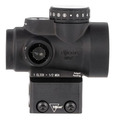 Picture of Trijicon 2200052 Mro Hd Black Hardcoat Anodized 1X 25Mm 2 Moa Red Dot/68 Moa Red Circle Led Multi Reticle 