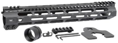 Picture of Midwest Industries Micrlw12625 Combat Lightweight Ar-15 Black Hardcoat Anodized Aluminum/Polymer 12.625" Picatinny/M-Lok 