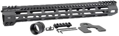 Picture of Midwest Industries Micrlw15 Combat Lightweight Ar-15 Black Hardcoat Anodized Aluminum/Polymer 15" Picatinny/M-Lok 