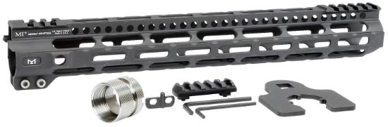 Picture of Midwest Industries Miulw14 Ultralight Ar-15 Black Hardcoat Anodized Aluminum/Polymer 14" Picatinny/M-Lok 