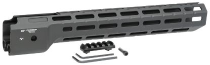 Picture of Midwest Industries Micrpc9x Combat Ruger Pc9 M-Lok Handguard Black Hardcoat Anodized 6061-T6 Aluminum 14" 