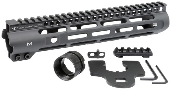 Picture of Midwest Industries Mislh105 Slimline Ar-15 Black Hardcoat Anodized Aluminum/Polymer 10.50" Picatinny/M-Lok 