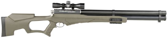 Picture of Umarex Usa 2252660 Air Saber Combo Pcp Umarex Straight Flight Technology Arrows 1 Shot, Black Barrel, Black Receiver, Green Fixed Thumbhole Stock, Scope Axeon Optics 4X32mm 