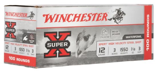 Picture of Winchester Ammo Wex1233vp Super X Xpert High Velocity 12 Gauge 3" 1 1/8 Oz 3 Shot 100 Per Bx/ 2 Case Value Pack 