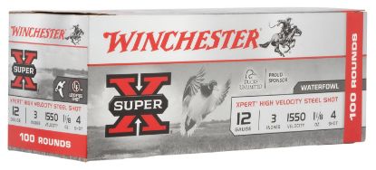 Picture of Winchester Ammo Wex1234vp Super X Xpert High Velocity 12 Gauge 3" 1 1/8 Oz 4 Shot 100 Per Bx/ 2 Case Value Pack 