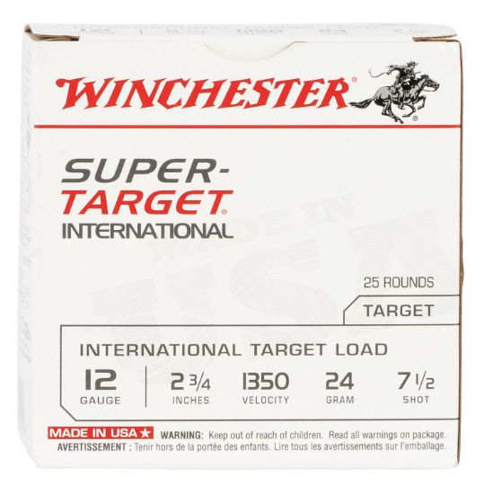 Picture of Winchester Ammo Trgt213507 Super-Target Light Target 12 Gauge 2.75" 7/8 Oz 7.5 Shot 25 Per Box/ 10 Case 