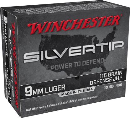 Picture of Winchester Ammo W9mmst Silvertip 9Mm Luger 115 Gr Silvertip Jacket Hollow Point 20 Per Box/ 10 Case 