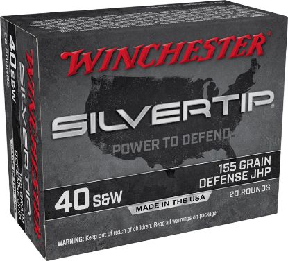 Picture of Winchester Ammo W40swst Silvertip 40 S&W 155 Gr Silvertip Jacket Hollow Point 20 Per Box/ 10 Case 