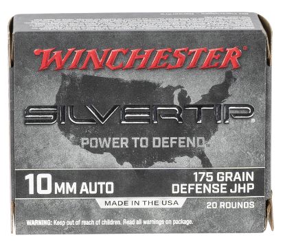 Picture of Winchester Ammo W10mmst Super X 10Mm Auto 175 Gr Silvertip Jacket Hollow Point 20 Per Box/ 10 Case 