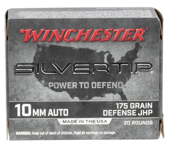 Picture of Winchester Ammo W10mmst Super X 10Mm Auto 175 Gr Silvertip Jacket Hollow Point 20 Per Box/ 10 Case 