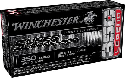 Picture of Winchester Ammo Sup350 Super Suppressed 350 Legend 255 Gr Open Tip Range 20 Per Box/ 10 Case 