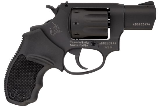 Picture of Taurus 2942M021 942 22 Wmr 8Rd 2" Barrel, Overall Matte Black Finish Steel & Finger Grooved Black Polymer Grip 