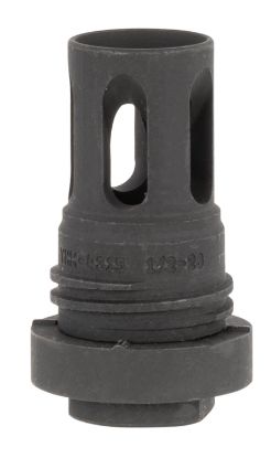 Picture of Yankee Hill 431528A Mini Qd Flash Hider Black Phosphate Steel With 1/2"-28 Tpi Threads & 2.13" Oal For 5.56X45mm Nato Ar-Platform 
