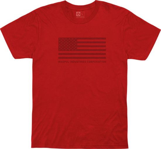 Picture of Magpul Mag1121-610-S Standard Red Cotton Short Sleeve Small 