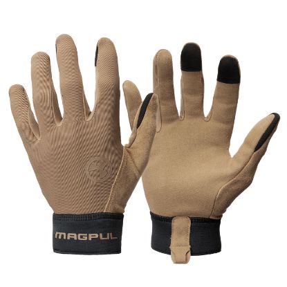 Picture of Magpul Mag1014-251 Technical 2.0 Gloves Coyote Touchscreen Synthetic/Suede Small 