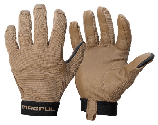 Picture of Magpul Mag1015-251 Patrol 2.0 Gloves Coyote Nylon/Leather Small 