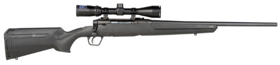 Picture of Savage Arms 57477 Axis Ii Xp Compact Compact 6.5 Creedmoor 4+1 20" Matte Black Button-Rifled Barrel, Drilled & Tapped Carbon Steel Receiver, Matte Black Fixed Synthetic Stock, Bushnell Banner 3-9X40mm