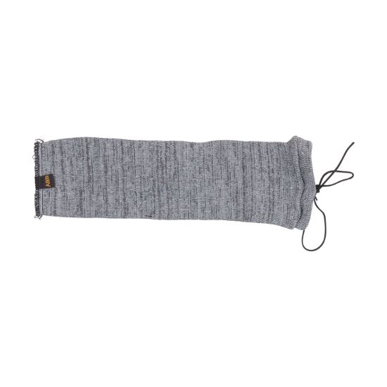 Picture of Allen 1314 Knit Handgun Sock Heather Gray, Silicone Treatment, Drawstring Closure For Most Handguns Up To 14" Long 