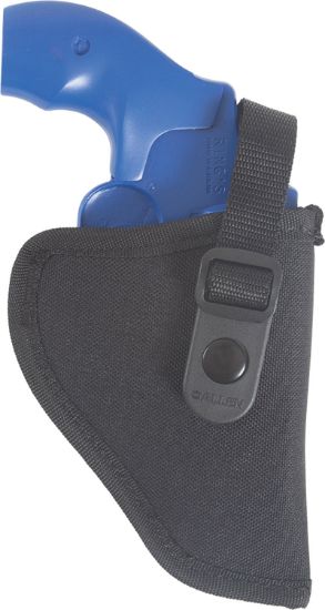 Picture of Allen 44800 Cortez Size 00 Owb Style Black Polyester, Adjustable Strap & Belt Loop Mount Type Fits 2-3" Barrel Small-Medium Da Revolver Right Hand 