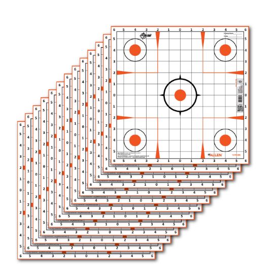 Picture of Ez-Aim 15333 Sight-In-Grid 12"X12" Paper 13 Per Pack 