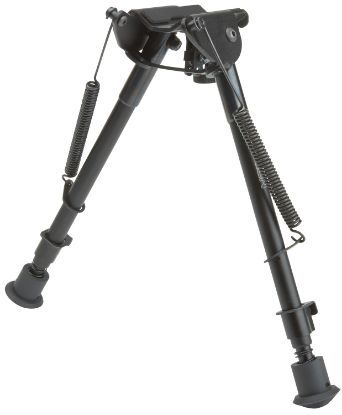 Picture of Allen 2188 Bozeman Rifle Bipod Black Aluminum W/Sling Swivel Mount, Rubber Feet & 9-13" Vertical Adjustment 