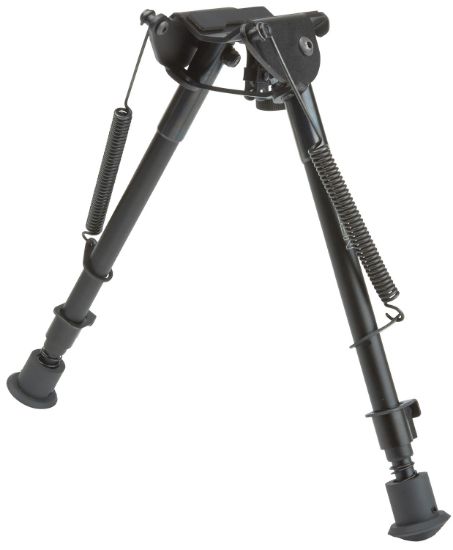 Picture of Allen 2188 Bozeman Rifle Bipod Black Aluminum W/Sling Swivel Mount, Rubber Feet & 9-13" Vertical Adjustment 