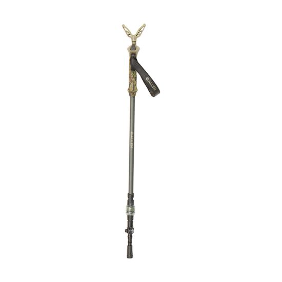 Picture of Allen 21447 Axial Ez-Stik Shooting Stick Monopod Made Of Matte Beetle Green Aluminum With Rubber Foot, Push Button Auto Slide Action, Post Attachment System & 29-61" Vertical Adjustment 