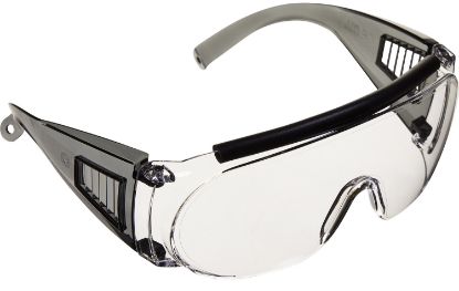 Picture of Allen 2169 Fit Over Shooting Glasses Adult Clear Lens Gray Frame 