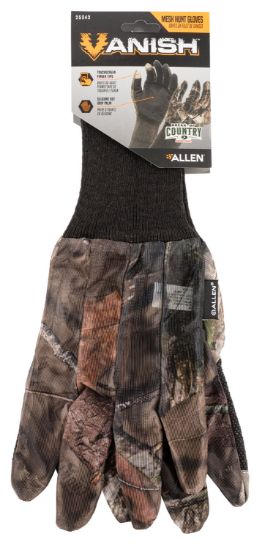 Picture of Vanish 25342 Hunting Gloves Mossy Oak Break-Up Country Touchscreen Mesh Osfa 