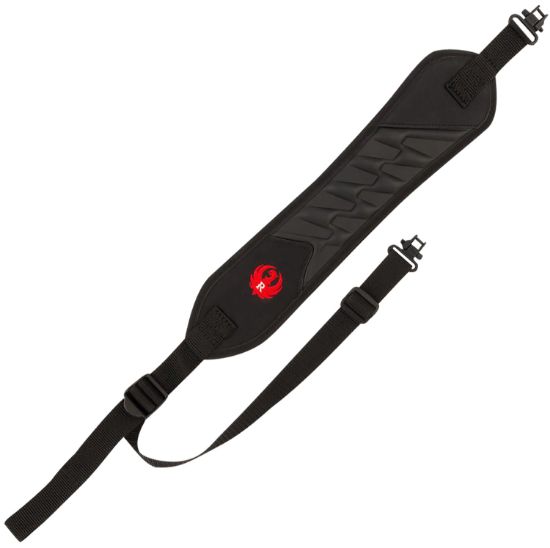 Picture of Ruger 27830 Summit Ultralite Molded Sling Adjustable Black Neoprene, Foam Padded, Swivel Hardware 3.75"X20.25" 