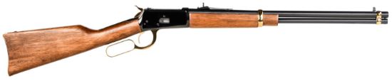 Picture of Rossi 923572013Gld R92 Gold Full Size 357 Mag 10+1, 20" Polished Black Steel Barrel & Receiver, Brazilian Hardwood Fixed Stock, Right Hand 