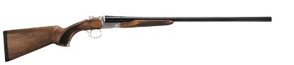 Picture of Akkar 111342 Churchill 512 Field 20 Gauge 3" 2Rd 26" Concave Rib Side-By-Side Barrel, Nickel Finished Steel Receiver, Turkish Walnut Stock, Bead Front Sight, Gold Mechanical Trigger 