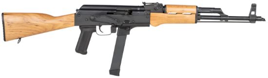 Picture of Century Arms Ri3765n Wasr 9Mm Luger 33+1 16.25" Black Receiver Hardwood Stock Black Polymer Grip Right Hand 