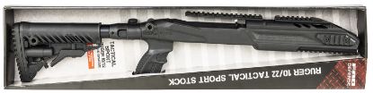 Picture of Fab Defense Fxm4pr1022b M4 Conversion Kit Matte Black Synthetic, Collapsible Left Side Folding, Fits Ruger 10/22, 2.51"- 30.70" Oal 