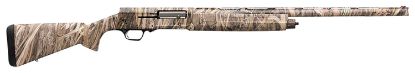 Picture of Browning 0118992005 A5 12 Gauge 26" Barrel 3.5" 4+1 Full Coverage Mossy Oak Shadow Grass Habitat, Textured Synthetic Stock With Closed Radius Pistol Grip 