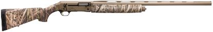 Picture of Browning 011428205 Silver Field 12 Gauge 3.5" 4+1 26" Barrel, Flat Dark Earth Cerakote Metal Finish, Mossy Oak Shadow Grass Habitat Synthetic Stock 