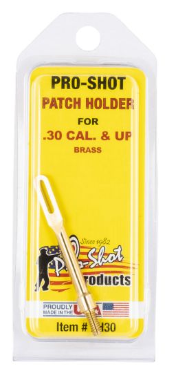 Picture of Pro-Shot Ph30 Brass Patch Holder .30 - .50 Cal Rifle/Pistol #8-32" Thread Brass 