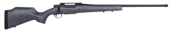 Picture of Mossberg 28104 Patriot Long Range Hunter 6.5 Prc Caliber With 4+1 Capacity, 24" Threaded/Fluted Barrel, Matte Blued Metal Finish & Sniper Gray Fixed Monte Carlo Stock Right Hand (Full Size) 