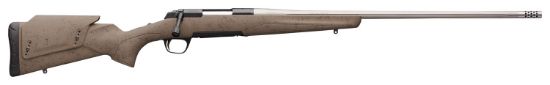 Picture of Browning 035513297 X-Bolt Western Hunter 300 Prc 3+1 26" Mb Matte Blued Spider Webbed Flat Dark Earth Cerakote Hard Core Fiber-Fusion With Adjustable Comb Stock Right Hand (Full Size) 