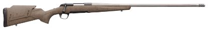 Picture of Browning 035514282 X-Bolt Western Hunter Long Range 6.5 Creedmoor 4+1 26" Mb Matte Blued Spider Webbed Flat Dark Earth Cerakote Hard Core Fiber-Fusion With Adjustable Comb Stock Right Hand (Full Size)