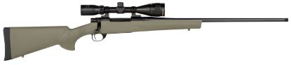 Picture of Howa Hgp2300g M1500 Gamepro Gen2 300 Win Mag 3+1 24" Threaded Barrel, Blued Metal Finish, Green Fixed Hogue Pillar-Bedded Overmolded Stock, Includes Gamepro 4-12X40mm Scope 