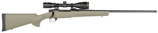 Picture of Howa Hgp23prcg M1500 Gamepro Gen2 300 Prc 3+1 24" Threaded Barrel, Blued Metal Finish, Green Fixed Hogue Pillar-Bedded Overmolded Stock, Includes Gamepro 4-12X40mm Scope 