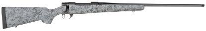 Picture of Howa Hhs43531 M1500 Hs Precision 300 Prc 3+1 24" Threaded Barrel, Black Steel Receiver, Gray W/Black Webbing Hs Precision Synthetic Stock 