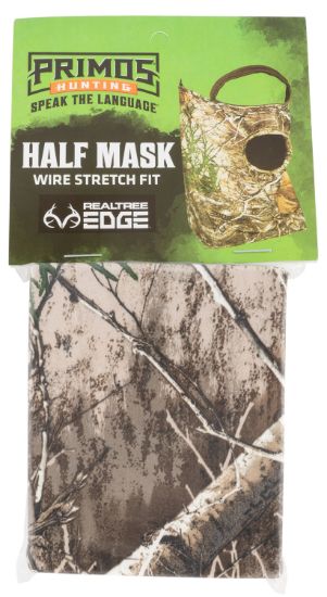 Picture of Primos Ps6667 Stretch Fit Realtree Edge Neoprene 1/2 Face Mask Osfa 