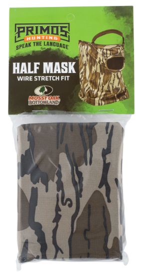 Picture of Primos Ps6664 Stretch Fit Mossy Oak Original Bottomland Neoprene 1/2 Face Mask Osfa 