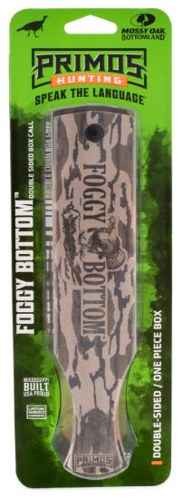 Picture of Primos Ps2960 Foggy Bottom Box Call Turkey Hen Sounds Attracts Turkeys Mossy Oak Original Bottomland Wood 