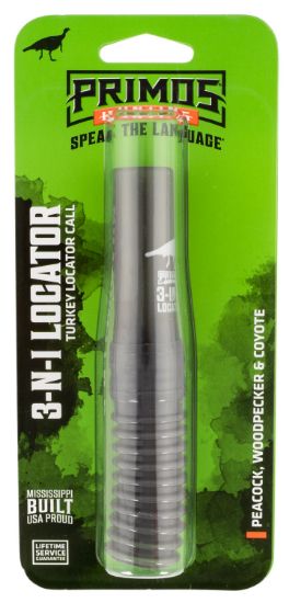 Picture of Primos Ps2910 3-N-1 Locator Open Call Coyotes/Peacocks/Pileated Woodpeckers Sounds Attracts Turkeys Black Plastic 