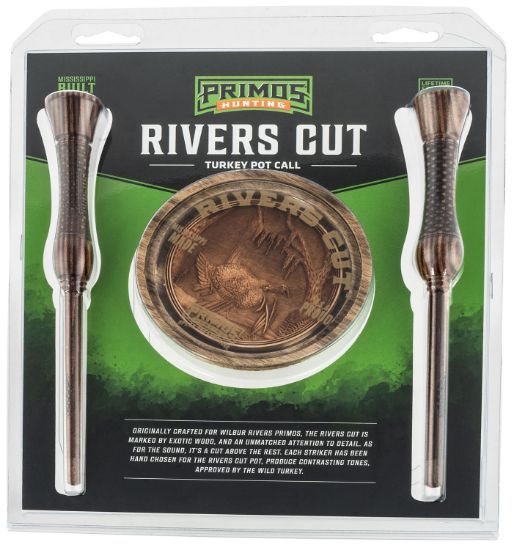 Picture of Primos Ps2921 Rivers Cut Friction Call Turkey Sounds Brown Hardwood 